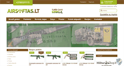 Desktop Screenshot of airsoftas.lt
